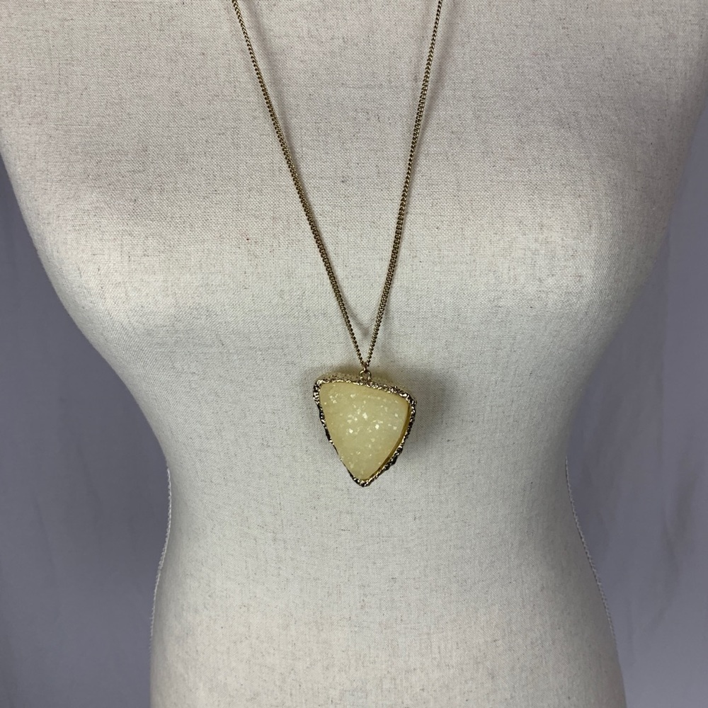 Long rock necklace